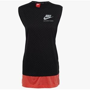 Nike Women's International Muscle Top Black